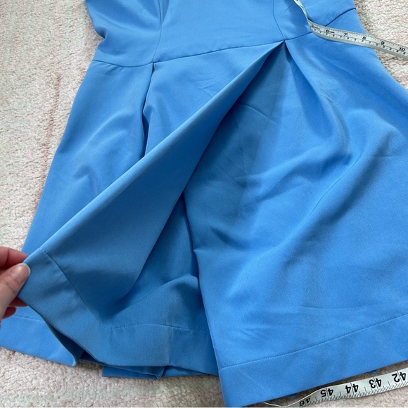 NWT Gianni Bini Mini Dress Blue Faux Wrap Wedding Guest Summer Dress Size XL - Picture 11 of 13